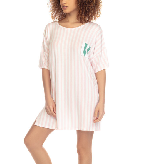 Imbracaminte Femei Honeydew Intimates Good Times Jersey Sleepshirt Inhale Stripe