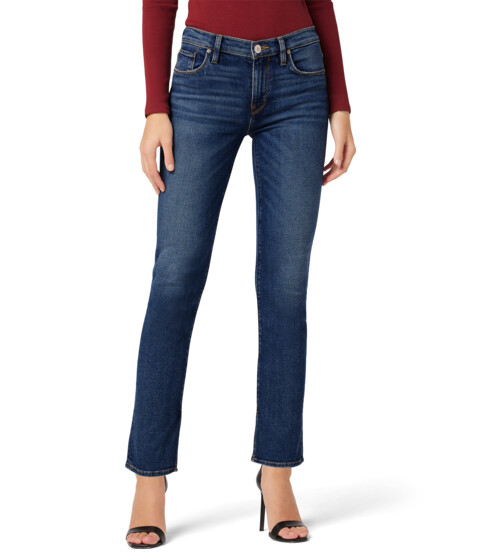 Imbracaminte Femei Hudson Jeans Nico Mid-Rise Straight Ankle w Slit in Lucid Lucid