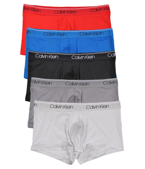 Imbracaminte Barbati Calvin Klein Underwear Micro Stretch Low Rise Trunks 5-Pack Lapis BlueDecember SkyRougeBlue ShadowBlack
