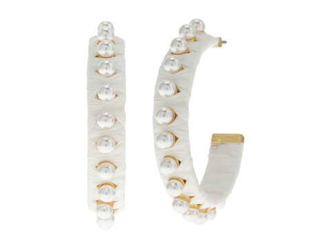 Bijuterii Femei Kate Spade New York Francesca Hoops Earrings White Multi