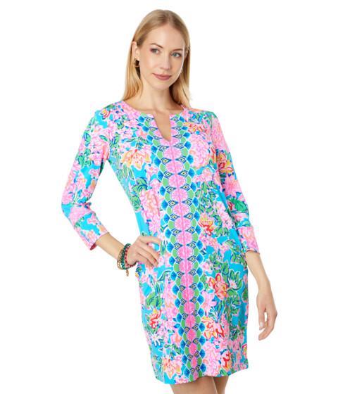 Imbracaminte Femei Lilly Pulitzer UPF 50 Nadine Dress Multi Rose To The Occasion Engineered Chilly Lilly
