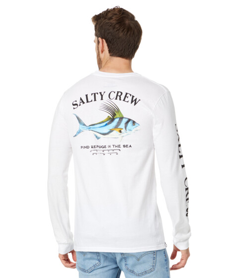 Imbracaminte Barbati Salty Crew Rooster Premium Long Sleeve Tee White