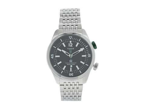 Ceasuri Barbati Timex 41 mm Waterbury Diver Quartz 3-Hand Bracelet Watch Silver