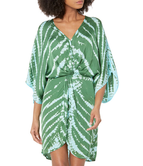 Imbracaminte Femei Young Fabulous Broke Siren Mini Dress Palm Savannah Wash