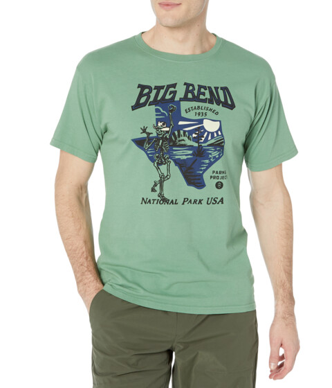 Imbracaminte Femei Parks Project Big Bend Dancing Skelly Tee Olive