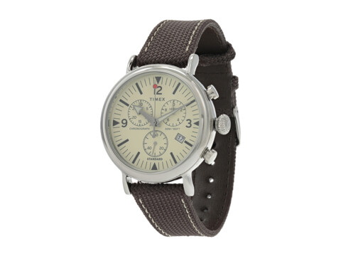 Accesorii Barbati 686 41 mm Standard Chrono Leather Combo Strap Watch Brown