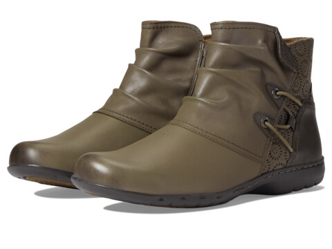Incaltaminte Femei Cobb Hill Penfield Ruched Boot Thunder Grey Leather