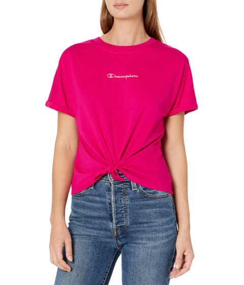 Imbracaminte Femei Champion Tie Front Tee Strawberry Rouge