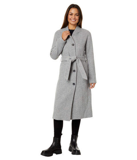 Imbracaminte Femei Avec Les Filles Wool Blend Overlap Collar Coat Grey