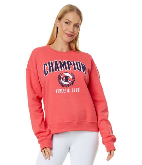 Imbracaminte Femei Champion Powerblendreg Relaxed Crew High Tide Coral