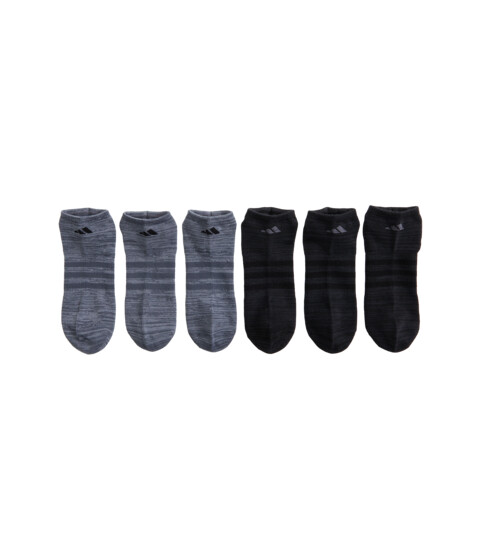 Imbracaminte Barbati adidas Superlite No Show Socks 6-Pair GreyOnixGrey Space DyeBlack