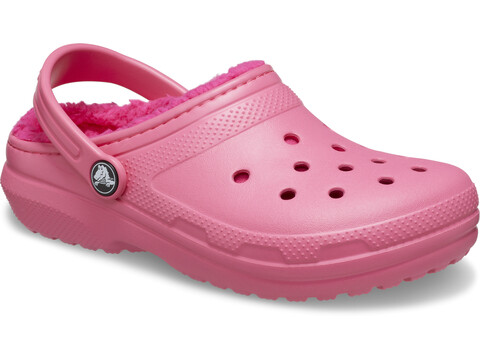 Incaltaminte Fete Crocs Classic Lined Clog (Little KidBig Kid) Hyper Pink