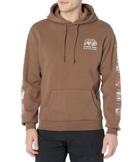 Imbracaminte Femei Parks Project National Parks Pictograms Fill in Hoodie Brown