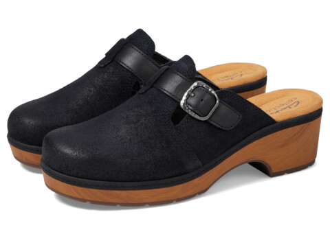 Incaltaminte Femei Clarks Paizlee Nora Black Suede