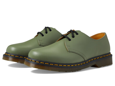 Incaltaminte Femei Dr Martens 1461 Smooth Leather Shoes Khaki Green Smooth