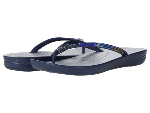 Incaltaminte Femei FitFlop Iqushion Ombre Sparkle Flip-Flops Midnight Navy