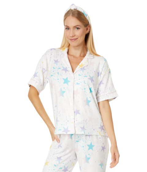 Imbracaminte Femei PJ Salvage Star Splatter PJ Set with Headband Ivory