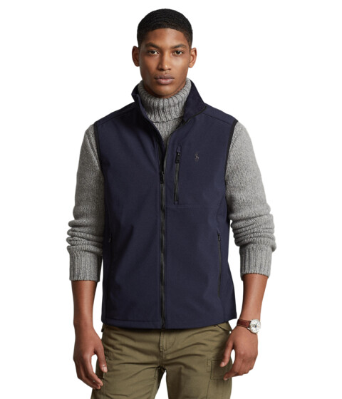 Imbracaminte Barbati Polo Ralph Lauren Water-Repellant Stretch Softshell Vest Collection Navy