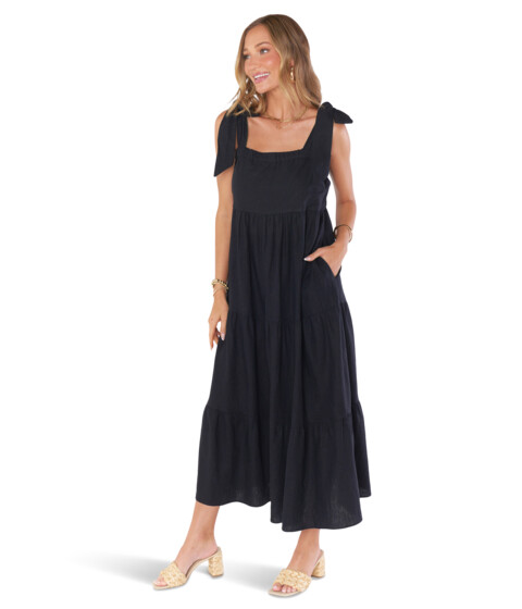 Imbracaminte Femei Show Me Your Mumu Arabella Maxi Dress Black Linen