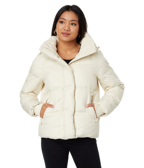 Imbracaminte Femei Levis Quilted Hooded Bubble Puffer Almond