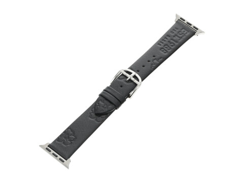 Ceasuri Femei Freestyle Magnolia Saffiano Leather smartwatch band compatible with Apple watch strap 38mm 40mm Black