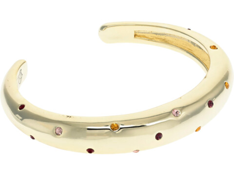 Accesorii Femei Tarina Tarantino Mixed Gemstone Tapered Cuff Bracelet Gold