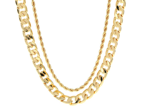 Accesorii Femei Judith Jack Curb Chain Necklace 40447 Gold