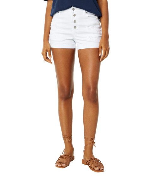 Imbracaminte Femei Southern Tide Hayes High-Waist Denim Shorts Classic White