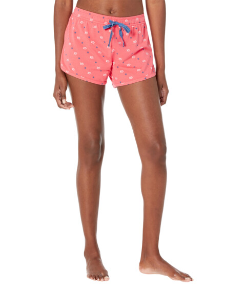 Imbracaminte Femei Southern Tide Stars and Skipjacks Lounge Shorts Rosewood Red