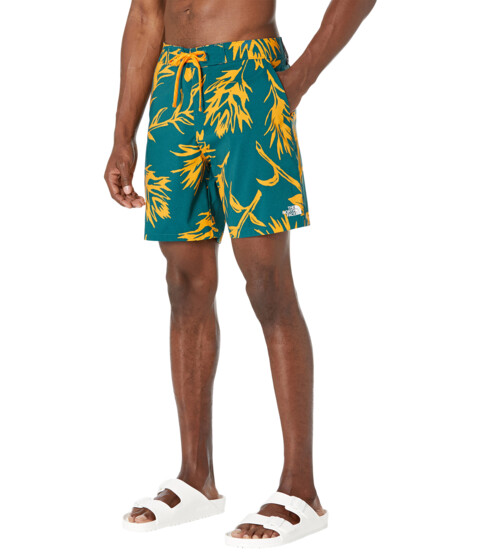 Imbracaminte Barbati The North Face 7quot Class V Ripstop Boardshorts Blue Coral Tropical Paintbrush Class V Print
