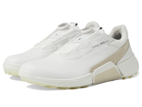 Incaltaminte Barbati ECCO Golf Biom H4 Boa GORE-TEXreg Waterproof Golf Hybrid Golf Shoes WhiteGravel Cow Leather