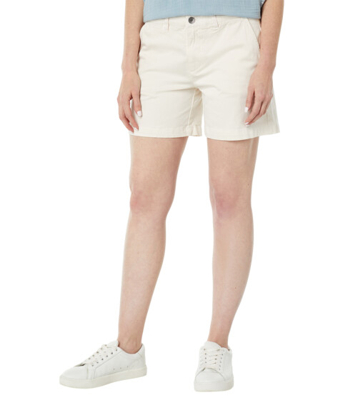 Imbracaminte Femei Dylan by True Grit Claire Cotton Twill Classic Shorts Stone