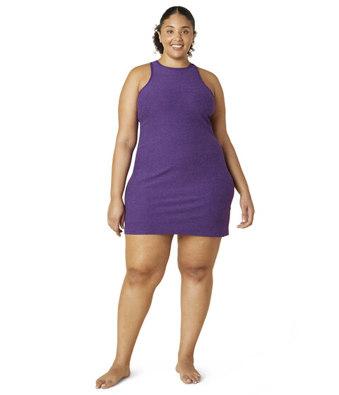 Imbracaminte Femei Beyond Yoga Plus Size Spacedye Under Lock and Key Dress Purple Dahlia Heather