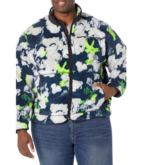 Imbracaminte Barbati The North Face Extreme Pile Full Zip Jacket Summit Navy Abstract Floral Print