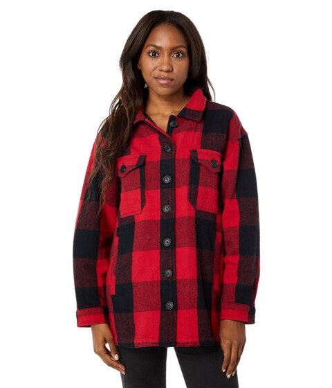 Imbracaminte Femei Lucky Brand Oversized Shirt Jacket Red Multi