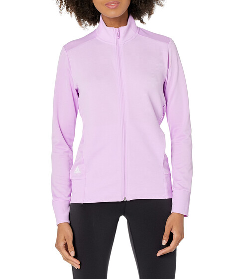 Imbracaminte Femei adidas Golf Plus Size Textured Full Zip Jacket Bliss Lilac
