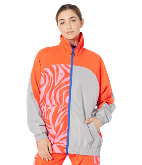 Imbracaminte Femei adidas Sportswear Woven Track Top Printed H59949 Active OrangeLight Onyx