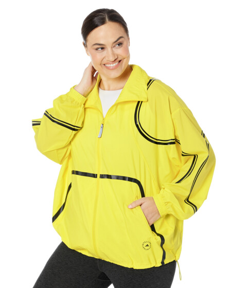 Imbracaminte Femei adidas by Stella McCartney Plus Size Truepace Woven Jacket HK0485 Shock Yellow