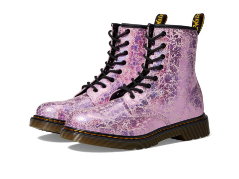 Incaltaminte Fete Dr Martens 1460 Lace Up Fashion Boot (Big Kid) Pink Disco Crinkle