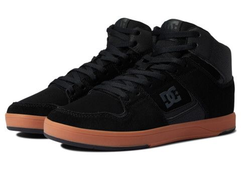 Incaltaminte Baieti DC Cure Casual High-Top Boys Skate Shoes Sneakers BlackGum