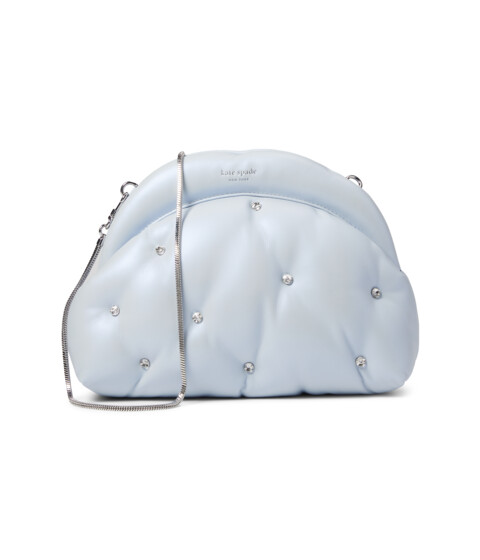 Genti Femei Kate Spade New York Shade Pearlized Smooth Quilted Leather Cloud Clutch Watercolor Blue