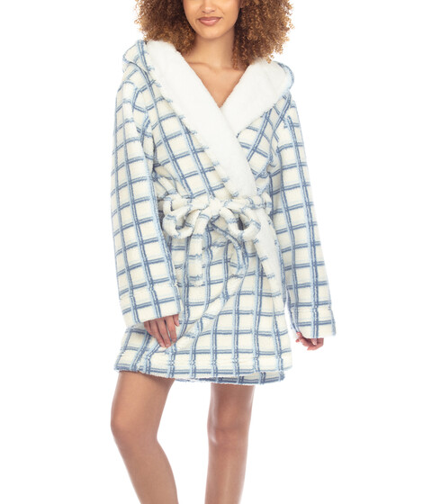 Imbracaminte Femei Honeydew Intimates Layer Up Fluffy Sherpa Robe Peppermint Plaid