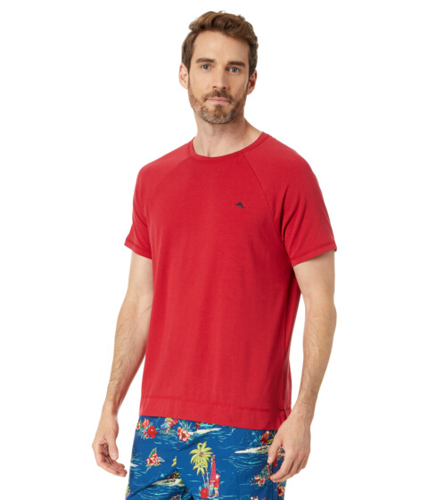 Imbracaminte Barbati Tommy Bahama Knit Short Sleeve Top Red