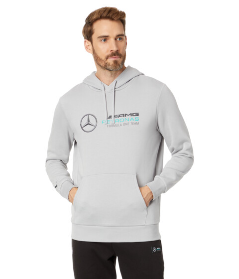 Imbracaminte Barbati PUMA Mercedes AMG Petronas Essentials Fleece Hoodie Mercedes Team Silver