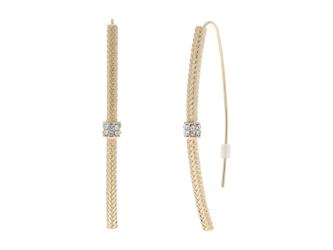 Bijuterii Femei LAUREN Ralph Lauren Pave Roundell Threader Earrings GoldCrystal
