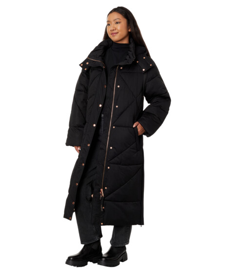 Imbracaminte Femei Avec Les Filles Coat Hooded Maxi Puffer Black