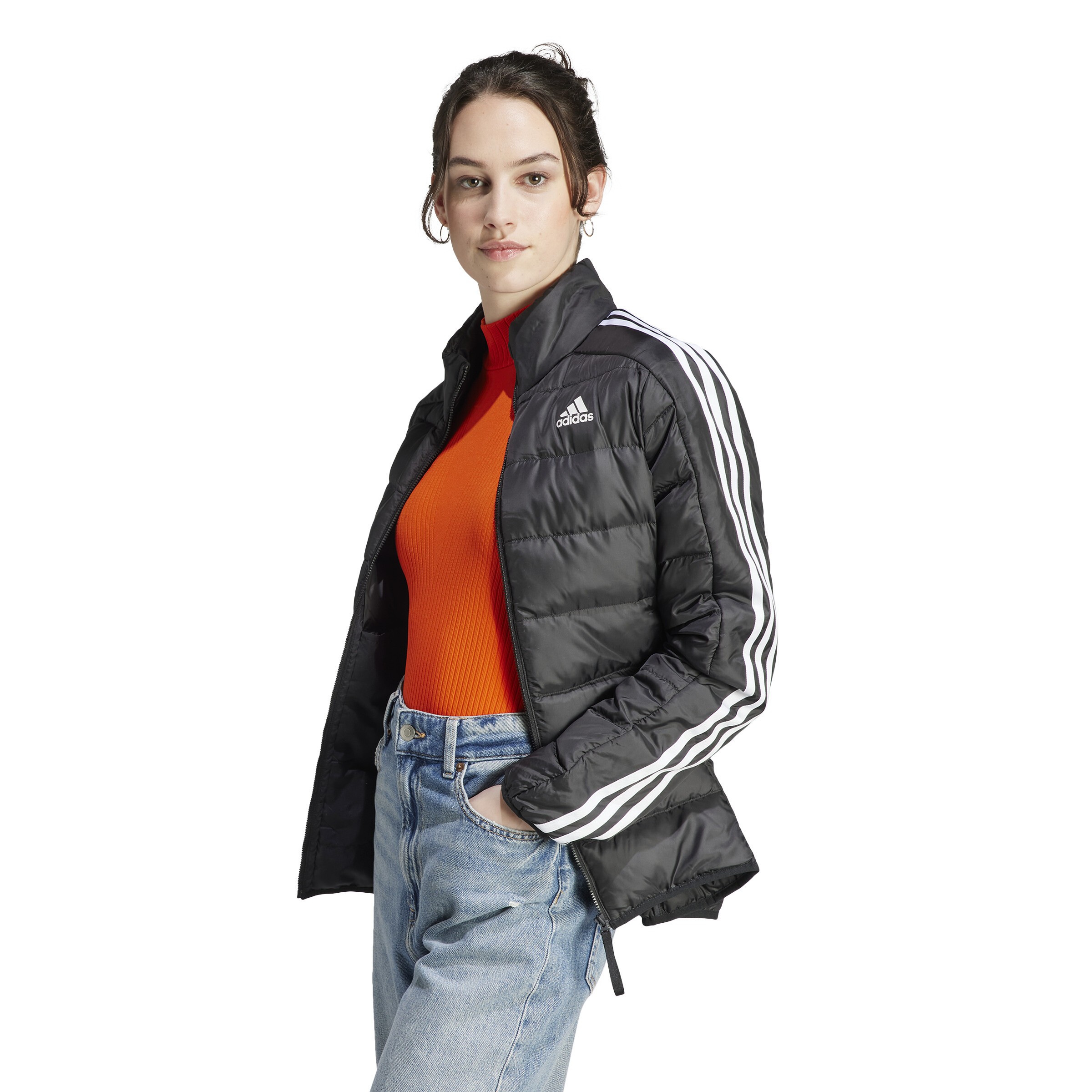 Imbracaminte Femei adidas Essentials 3-Stripes Light Down Jacket Black
