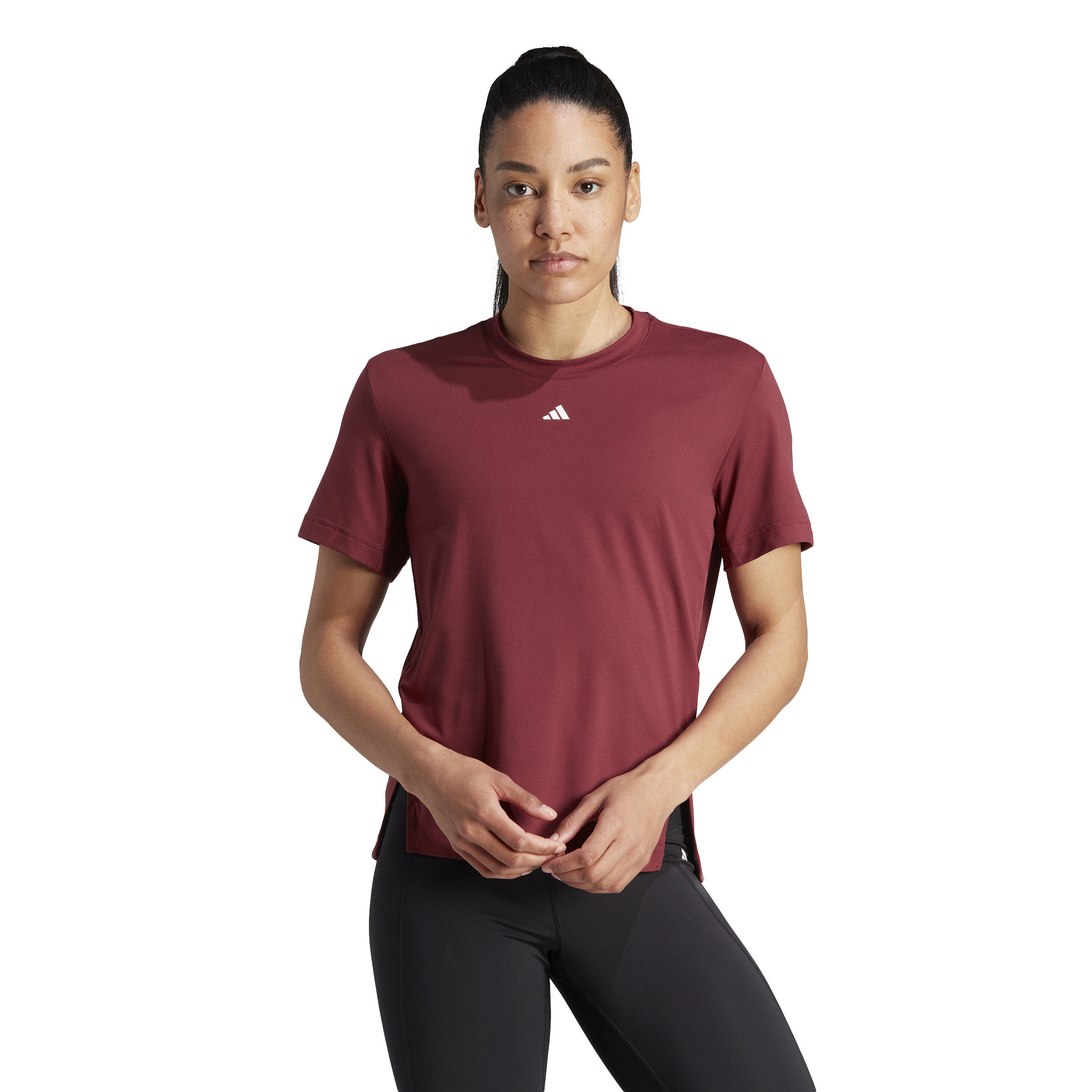Imbracaminte Femei adidas Versatile T-Shirt Shadow RedWhite