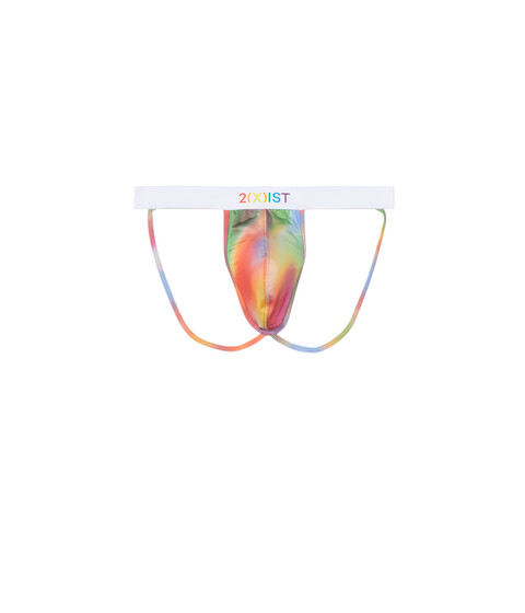 Imbracaminte Barbati 2(X)IST Sliq Jock Strap Rainbow Swirl