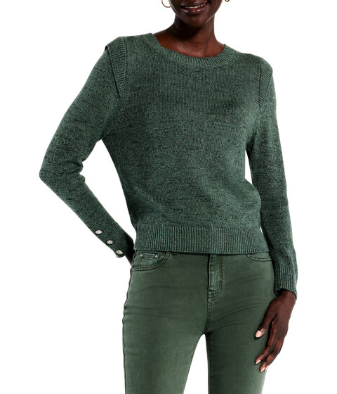 Imbracaminte Femei NICZOE Playful Cuff Sweater Green Mix